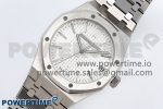 Royal Oak 41mm 15510 “50th Anniversary” SS SF 1:1 Best Edition White Dial on SS Bracelet SA4302 Super Clone - Image 2