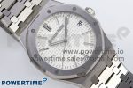 Royal Oak 41mm 15510 “50th Anniversary” SS SF 1:1 Best Edition White Dial on SS Bracelet SA4302 Super Clone - Image 3