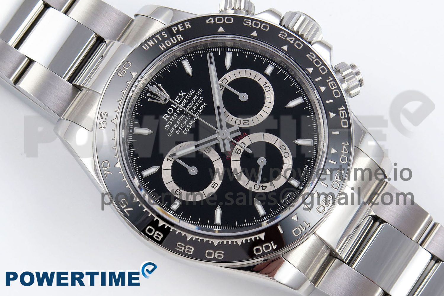 2023 Daytona 126500 ZF 1:1 Best Edition 904L SS Case and Bracelet Black Dial SH4130 - Image 3