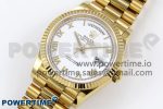 Day Date 36 YG TWSF Best Edition White Roman Dial on YG Bracelet A2836 - Image 2