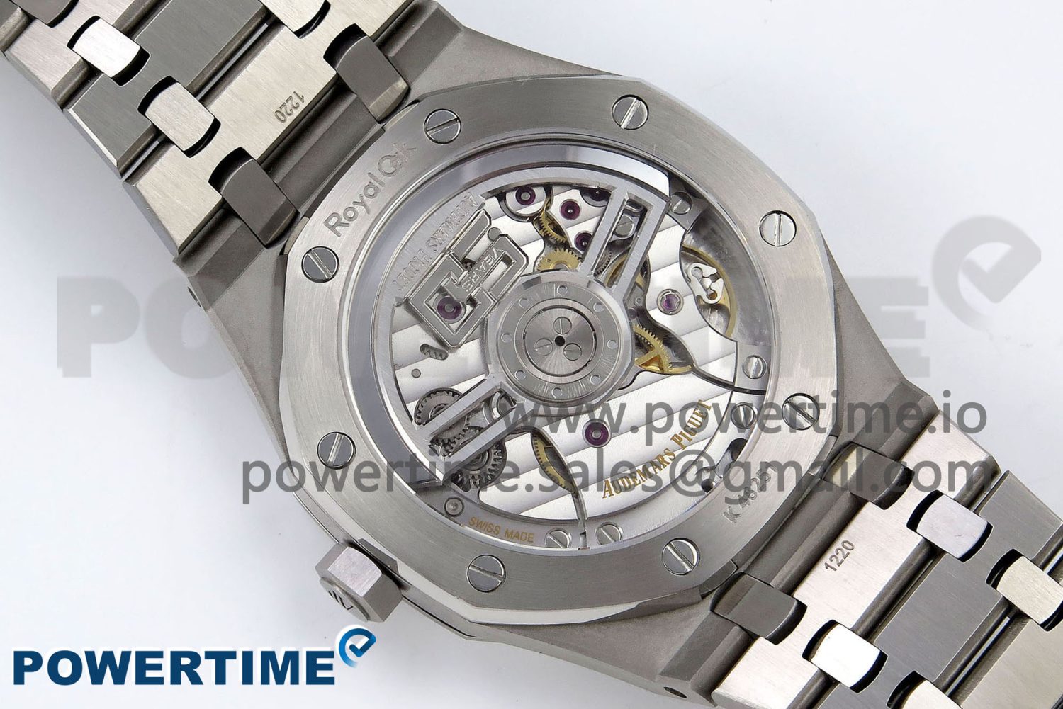 Royal Oak 41mm 15510 “50th Anniversary” SS SF 1:1 Best Edition White Dial on SS Bracelet SA4302 Super Clone - Image 8