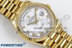 Day Date 36 YG TWSF Best Edition White Roman Dial on YG Bracelet A2836 - Image 3