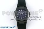 AET Nautilus 5711 Green Ceramic AMGF Best Edition Blue Dial on Green Rubber Strap MIYOTA 9015