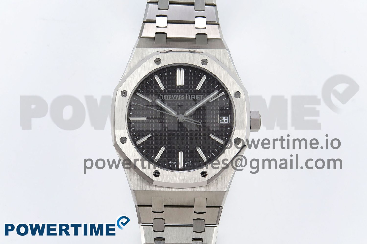 Royal Oak 41mm 15510 “50th Anniversary” SS SF 1:1 Best Edition Gray Dial on SS Bracelet SA4302 Super Clone - Image 1