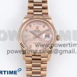 Day Date 36 RG TWSF Best Edition RG Diamonds Dial on RG Bracelet A2836
