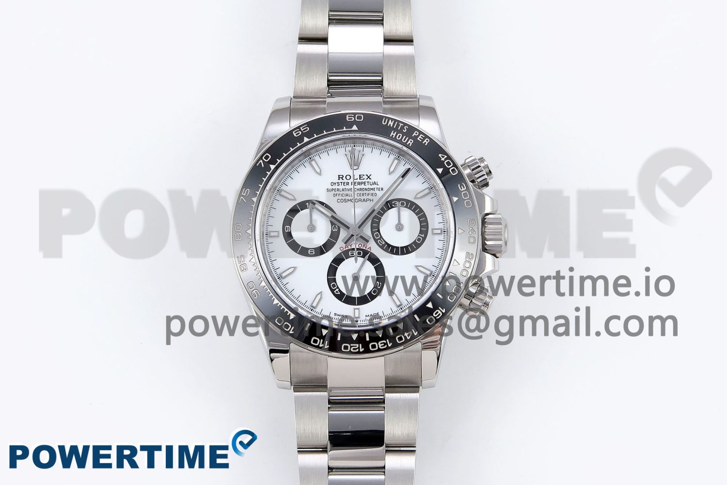 2023 Daytona 126500 ZF 1:1 Best Edition 904L SS Case and Bracelet White Dial SH4130 - Image 1