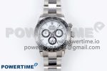2023 Daytona 126500 ZF 1:1 Best Edition 904L SS Case and Bracelet White Dial SH4130