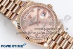 Day Date 36 RG TWSF Best Edition RG Diamonds Dial on RG Bracelet A2836 - Image 3