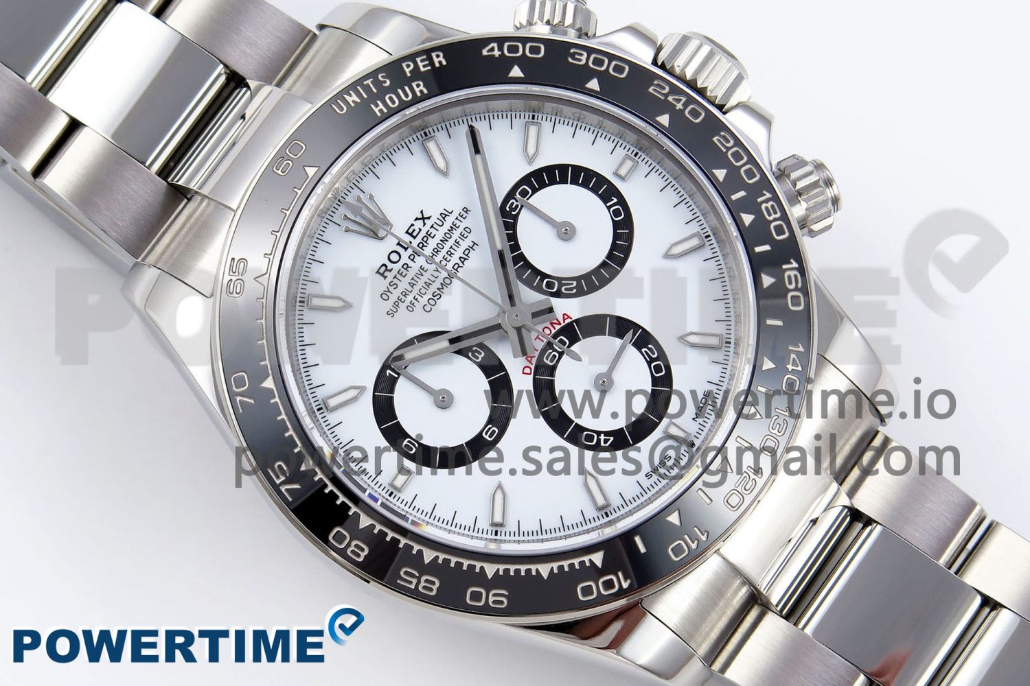 2023 Daytona 126500 ZF 1:1 Best Edition 904L SS Case and Bracelet White Dial SH4130 - Image 3