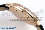 Ballon Bleu 33mm RG AF 1:1 Best Edition Silver Dial Diamonds Bezel on Black Leather Strap SEIKO NH05A - Image 7