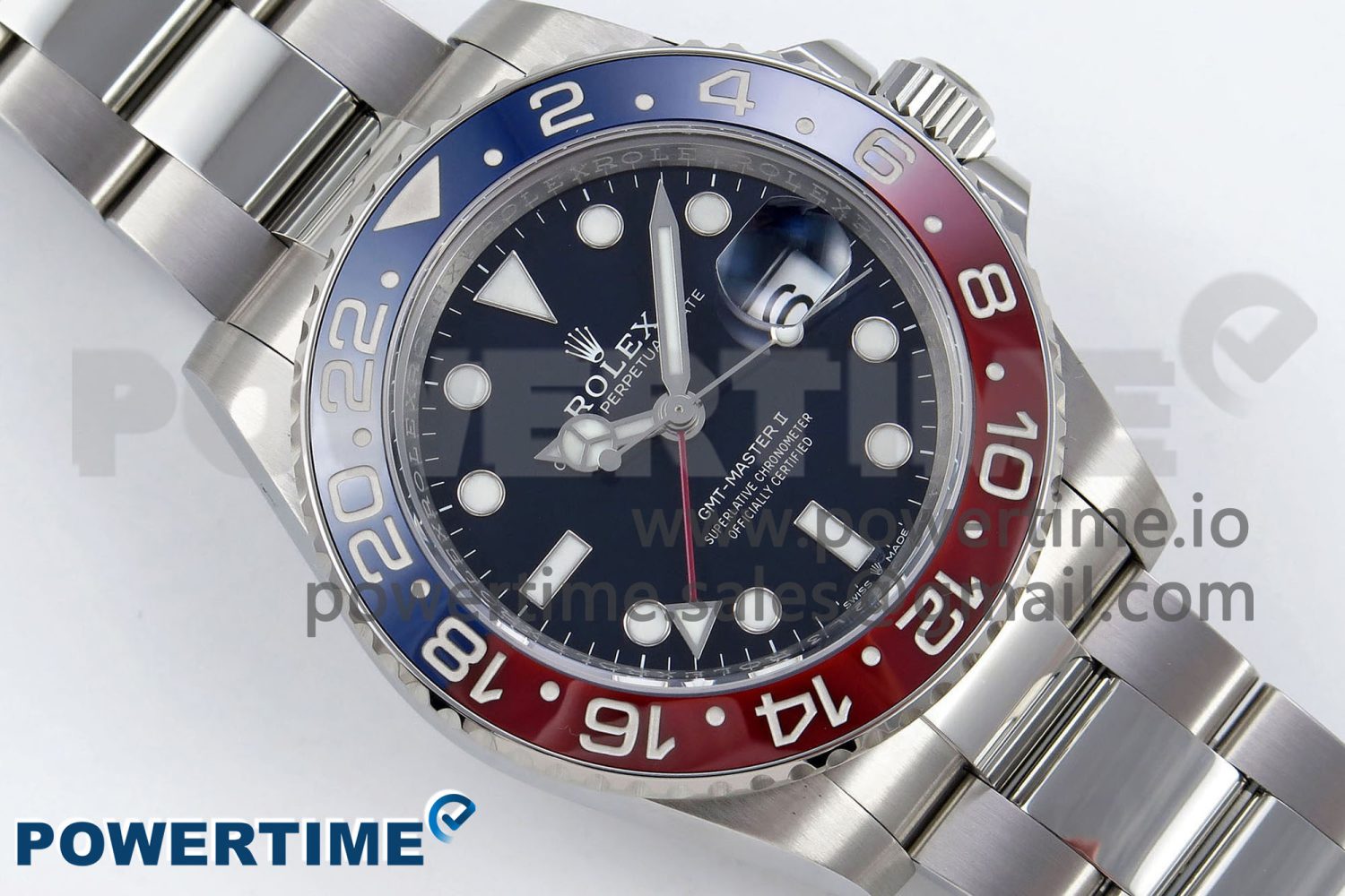 GMT-Master II 126719 BLRO Blue/Red Ceramic C+SF Best Edition Blue Dial on Bracelet VR3285 CHS - Image 3