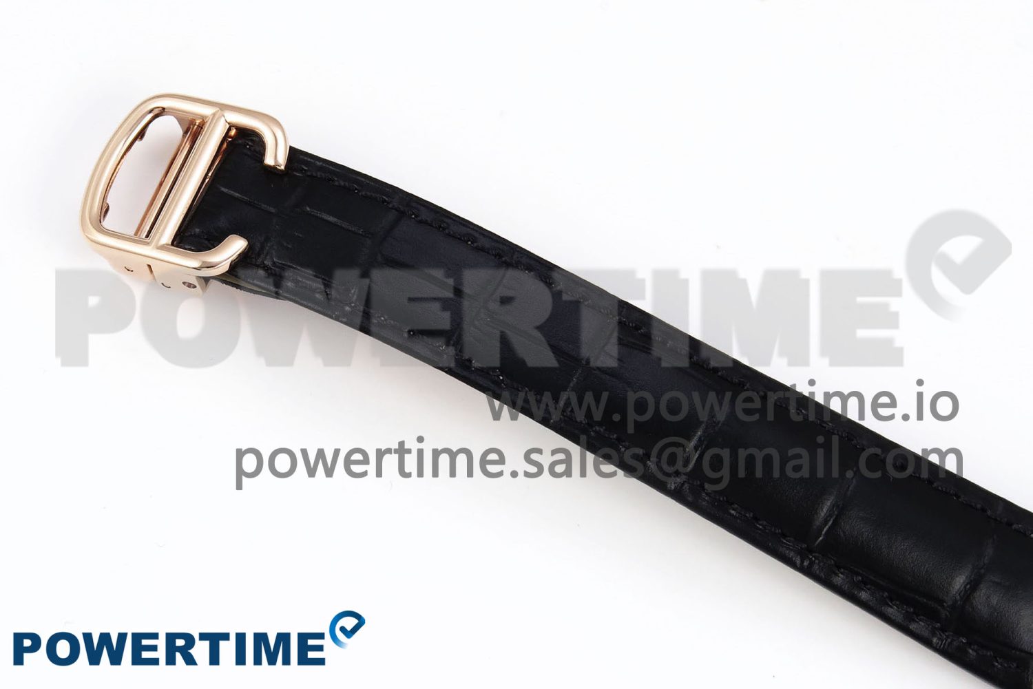 Ballon Bleu 33mm RG AF 1:1 Best Edition Silver Dial Diamonds Bezel on Black Leather Strap SEIKO NH05A - Image 13