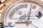 Day Date 36 RG TWSF Best Edition White Diamonds Dial on RG Bracelet A2836 - Image 4