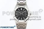 Royal Oak 41mm 15510 “50th Anniversary” SS SF 1:1 Best Edition Black Dial on SS Bracelet SA4302 Super Clone