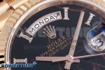 Day Date 36 RG TWSF Best Edition Black Roman Diamonds Dial on RG Bracelet A2836 - Image 4