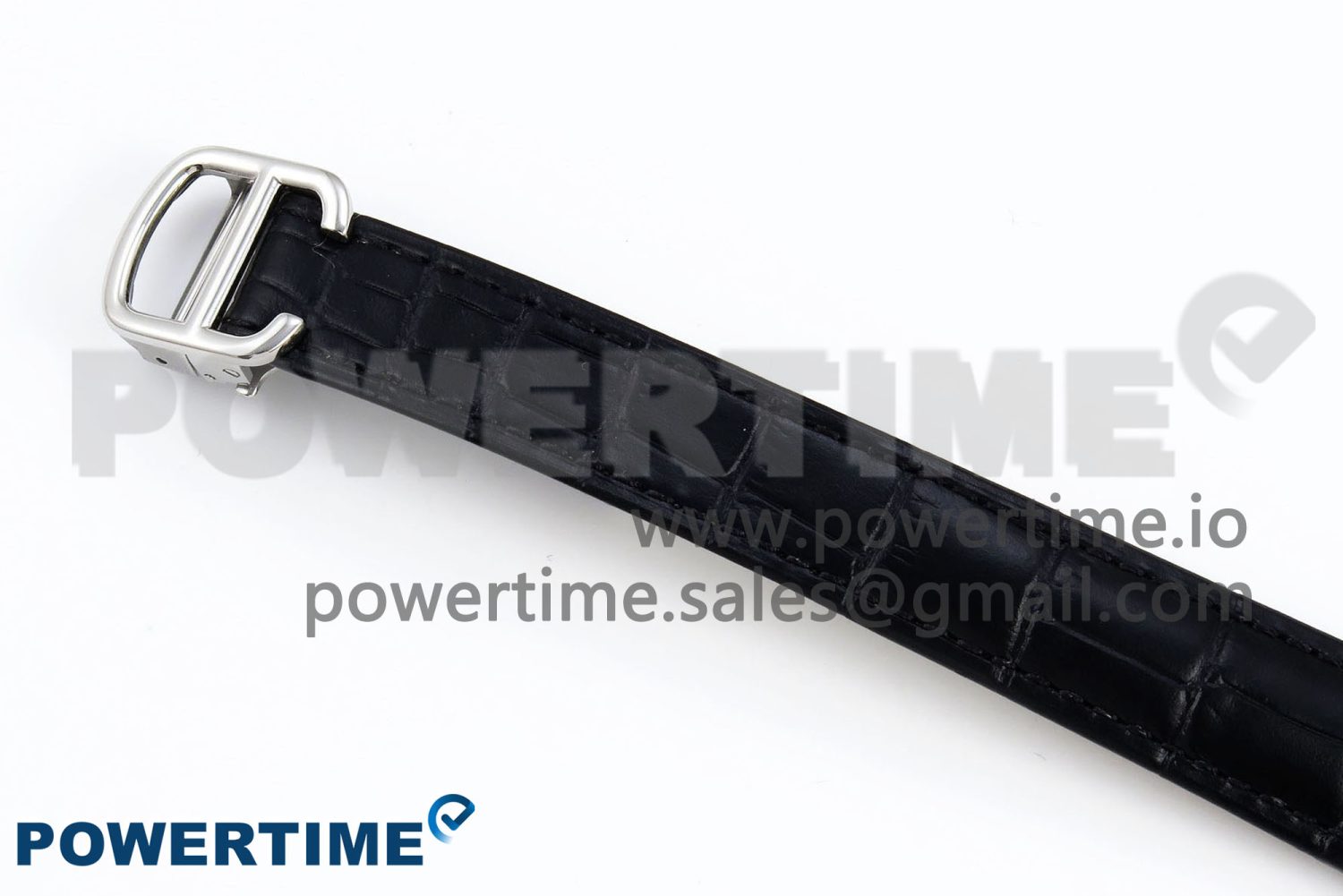 Ballon Bleu 33mm SS AF 1:1 Best Edition Silver Diamonds Dial on Black Leather Strap SEIKO NH05A - Image 13