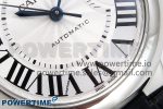 Ballon Bleu 33mm SS AF 1:1 Best Edition Silver Dial on Black Leather Strap SEIKO NH05A - Image 5