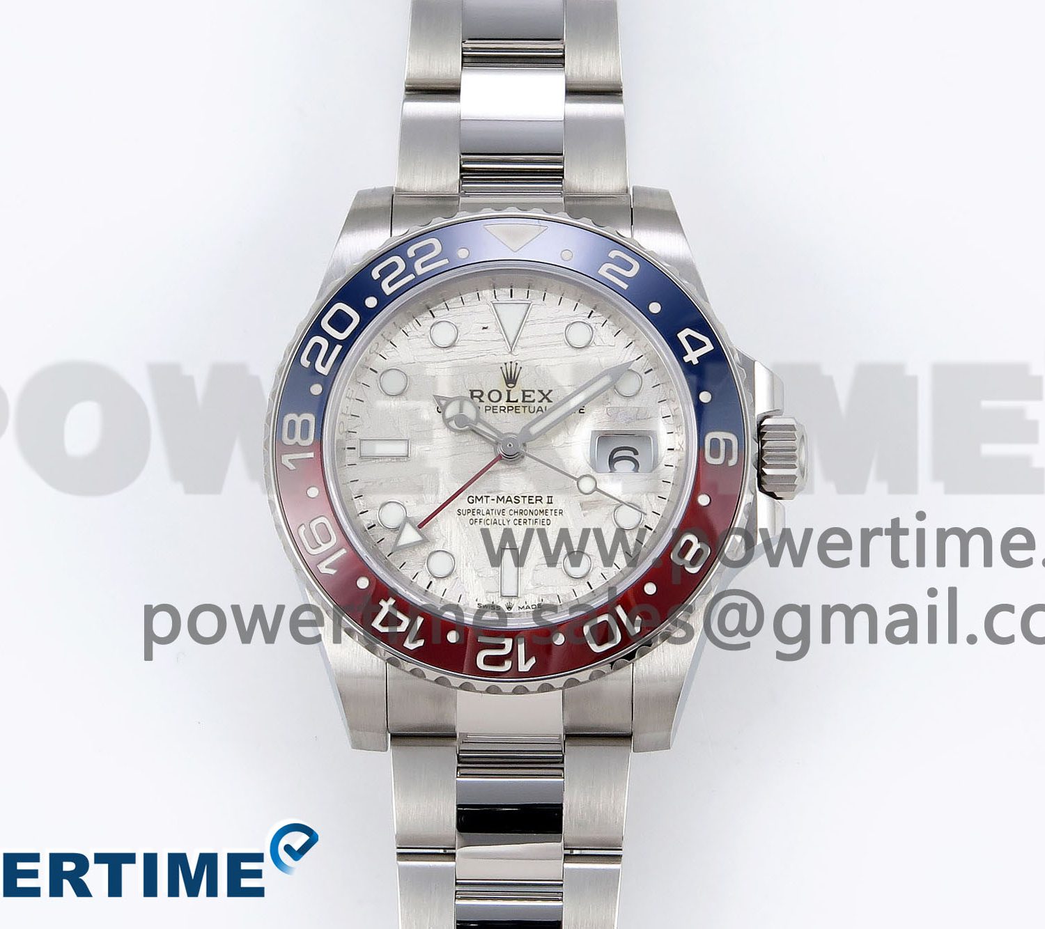 GMT-Master II 126719 BLRO Blue/Red Ceramic C+SF Best Edition Meteorite Dial on Bracelet VR3285 CHS