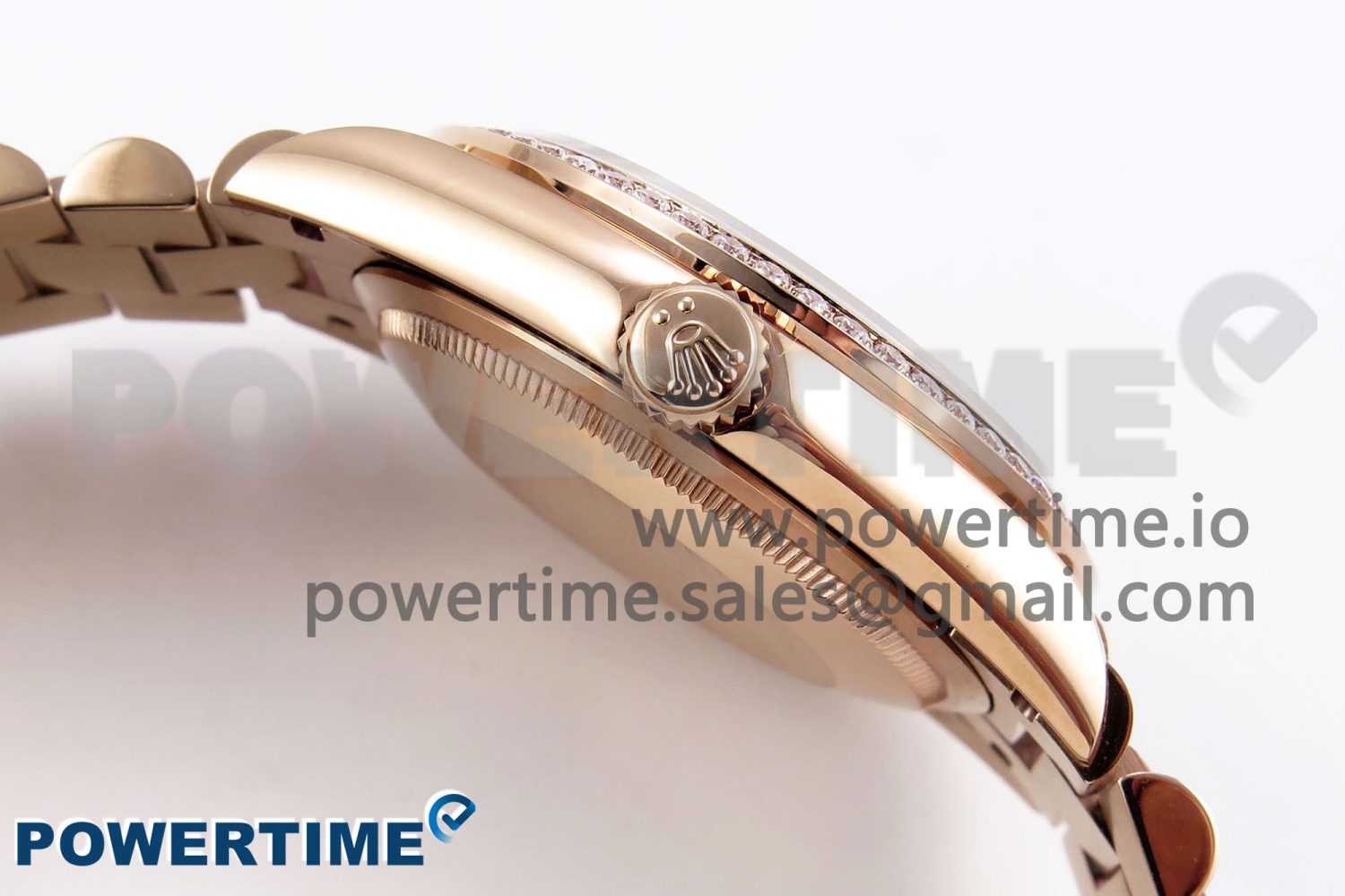 Day Date 36 RG TWSF Best Edition Diamonds Dial Diamonds Bezel on RG Bracelet A2836 - Image 6