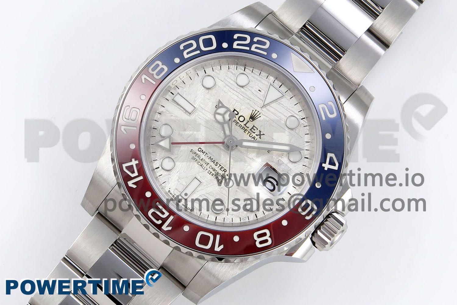 GMT-Master II 126719 BLRO Blue/Red Ceramic C+SF Best Edition Meteorite Dial on Bracelet VR3285 CHS - Image 2