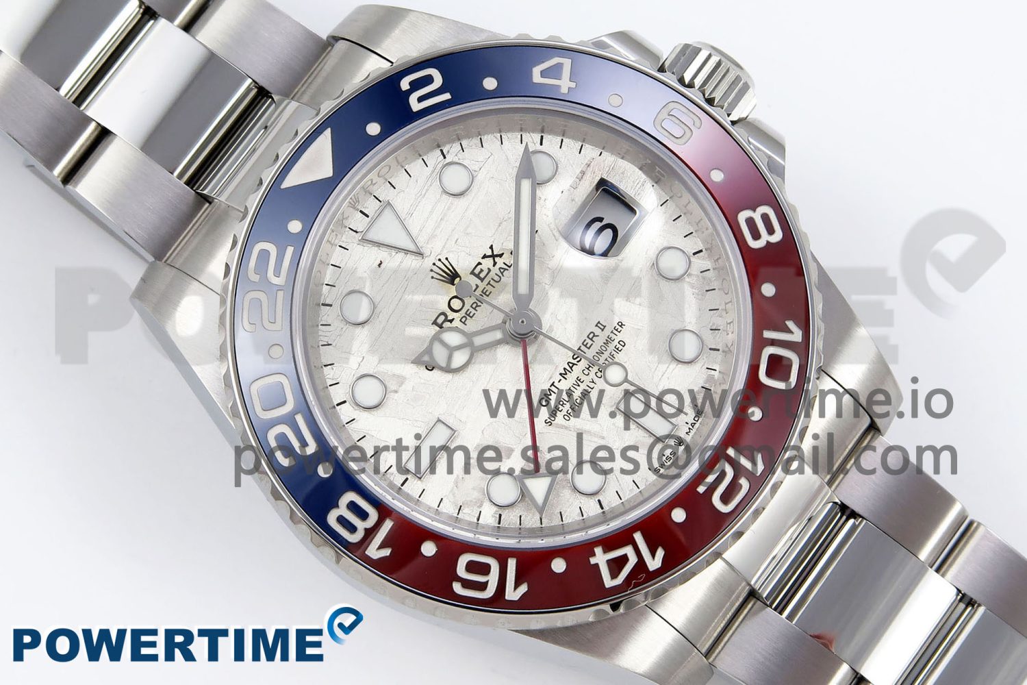 GMT-Master II 126719 BLRO Blue/Red Ceramic C+SF Best Edition Meteorite Dial on Bracelet VR3285 CHS - Image 3