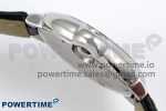 Ballon Bleu 33mm SS AF 1:1 Best Edition Silver Diamonds Dial on Black Leather Strap SEIKO NH05A - Image 6