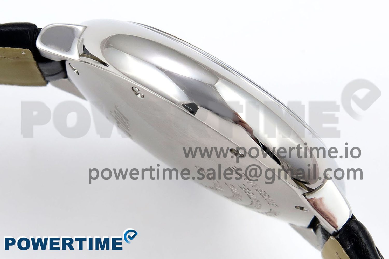 Ballon Bleu 33mm SS AF 1:1 Best Edition Silver Diamonds Dial on Black Leather Strap SEIKO NH05A - Image 7