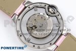 Ballon Bleu 33mm SS AF 1:1 Best Edition Pink Dial on Pink Leather Strap SEIKO NH05A - Image 10