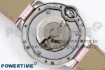 Ballon Bleu 33mm SS AF 1:1 Best Edition Pink Dial on Pink Leather Strap SEIKO NH05A - Image 11