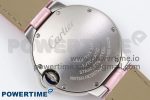 Ballon Bleu 33mm SS AF 1:1 Best Edition Pink Dial on Pink Leather Strap SEIKO NH05A - Image 12
