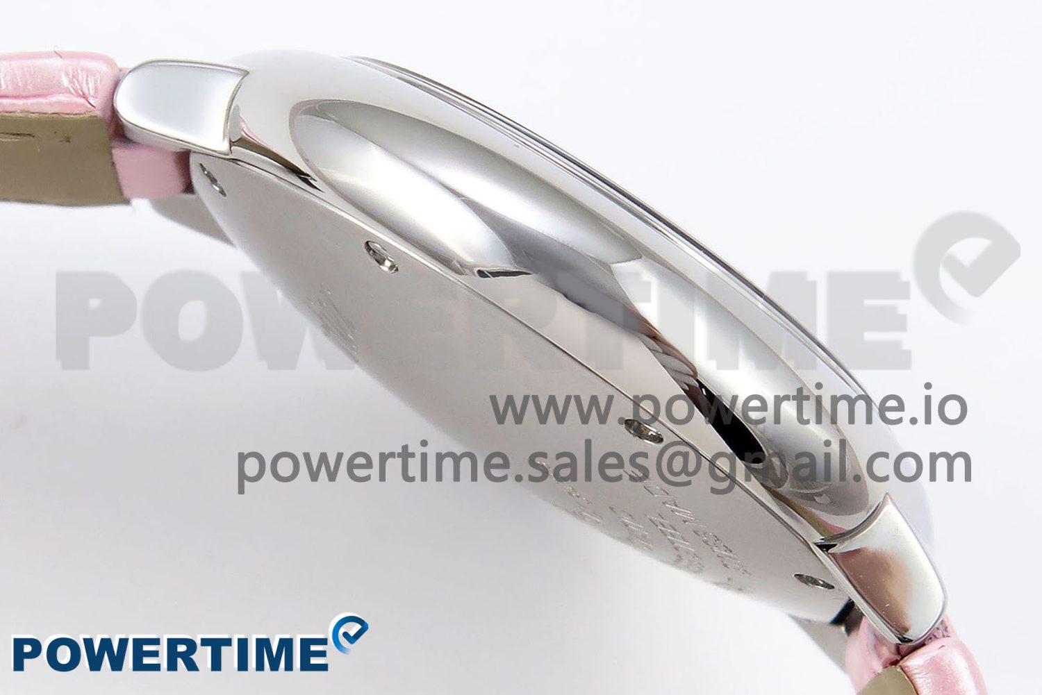 Ballon Bleu 33mm SS AF 1:1 Best Edition Pink Dial on Pink Leather Strap SEIKO NH05A - Image 7