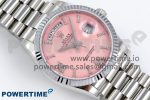 Day Date 36 SS TWSF Best Edition Pink Roman Diamonds Dial on SS Bracelet A2836 - Image 3