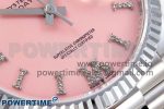 Day Date 36 SS TWSF Best Edition Pink Roman Diamonds Dial on SS Bracelet A2836 - Image 5
