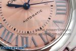 Ballon Bleu 33mm SS AF 1:1 Best Edition Pink Dial on Pink Leather Strap SEIKO NH05A - Image 5