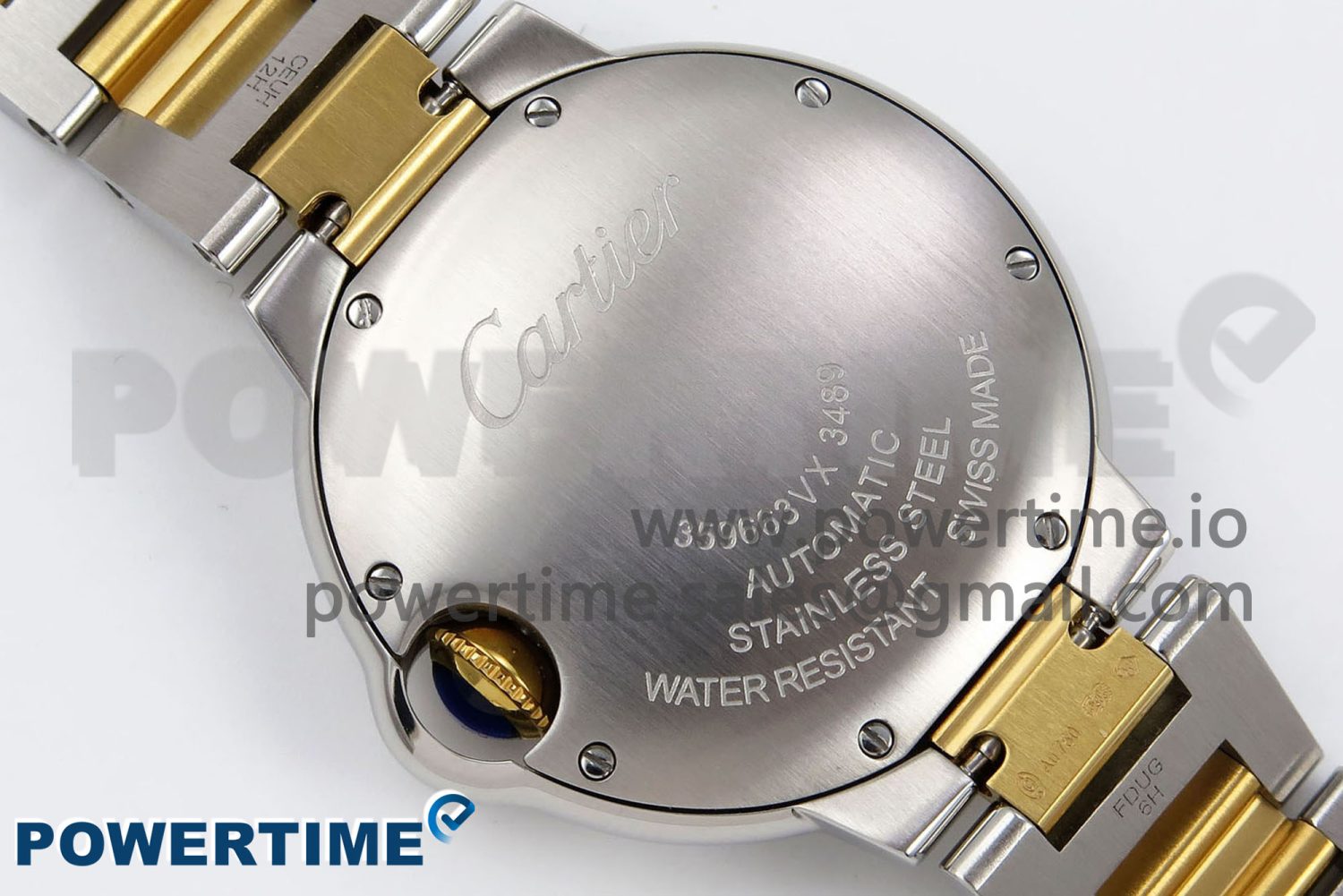 Ballon Bleu 33mm SS/YG AF 1:1 Best Edition Silver Dial on SS/YG Bracelet SEIKO NH05A - Image 12
