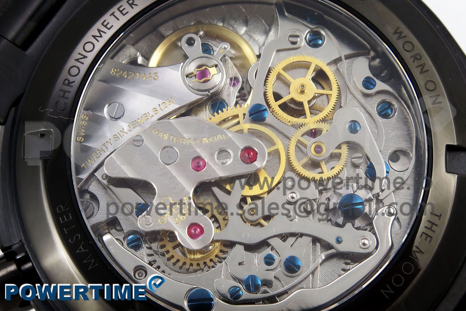 Speedmaster Black Benom PVD Moon RMF Best Edition on PVD Bracelet Lemania HW - Image 9
