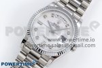 Day Date 36 SS TWSF Best Edition White Diamonds Dial on SS Bracelet A2836 - Image 2