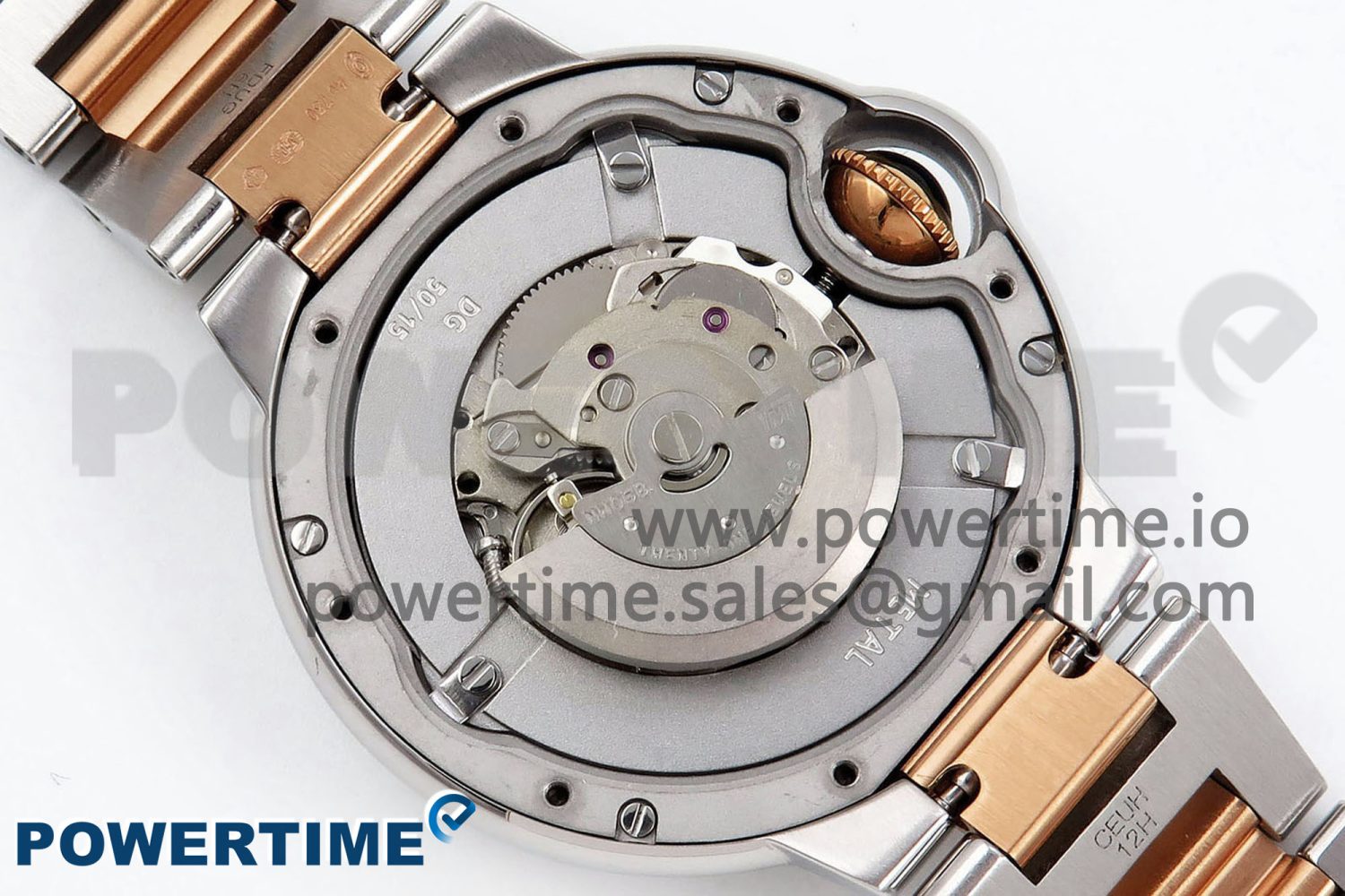 Ballon Bleu 33mm SS/RG AF 1:1 Best Edition Silver Dial on SS/RG Bracelet SEIKO NH05A - Image 11