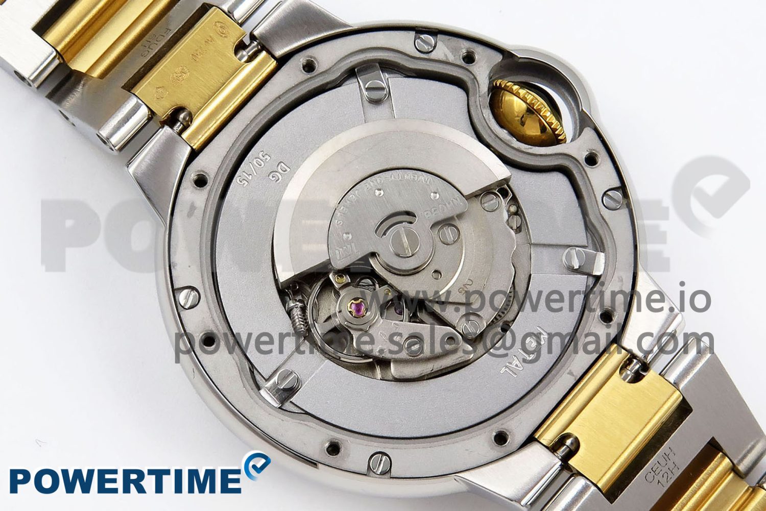 Ballon Bleu 33mm SS/YG AF 1:1 Best Edition Silver Dial on SS/YG Bracelet SEIKO NH05A - Image 11
