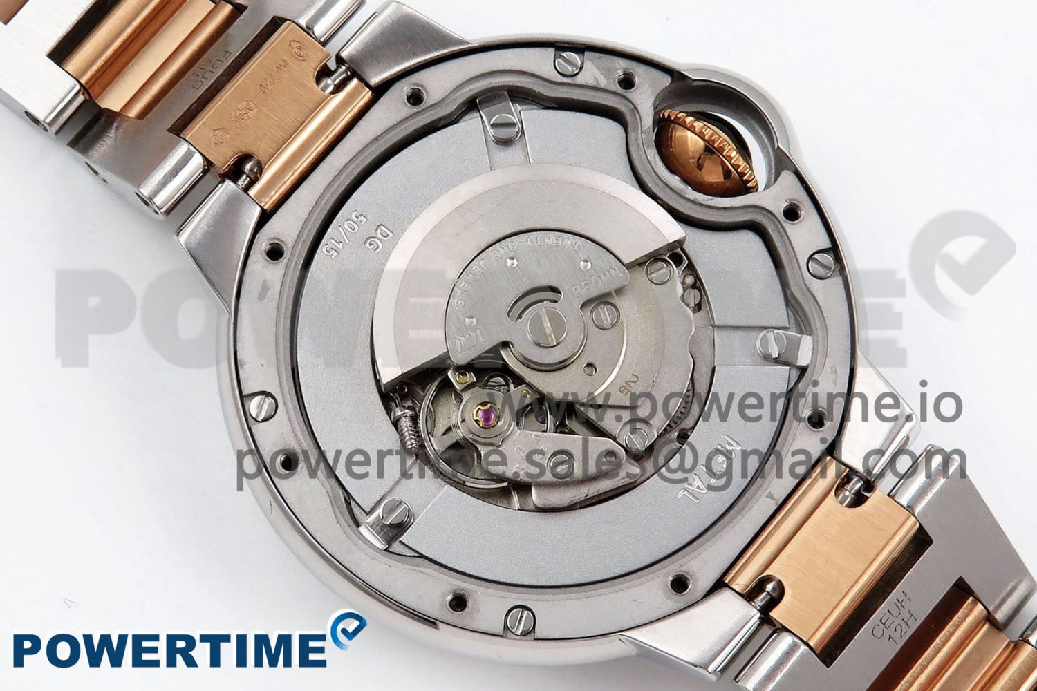 Ballon Bleu 33mm SS/RG AF 1:1 Best Edition Pink MOP Dial on SS/RG Bracelet SEIKO NH05A - Image 11