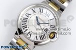 Ballon Bleu 33mm SS/YG AF 1:1 Best Edition Silver Dial on SS/YG Bracelet SEIKO NH05A - Image 2