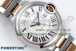 Ballon Bleu 33mm SS/RG AF 1:1 Best Edition Silver Dial on SS/RG Bracelet SEIKO NH05A - Image 3