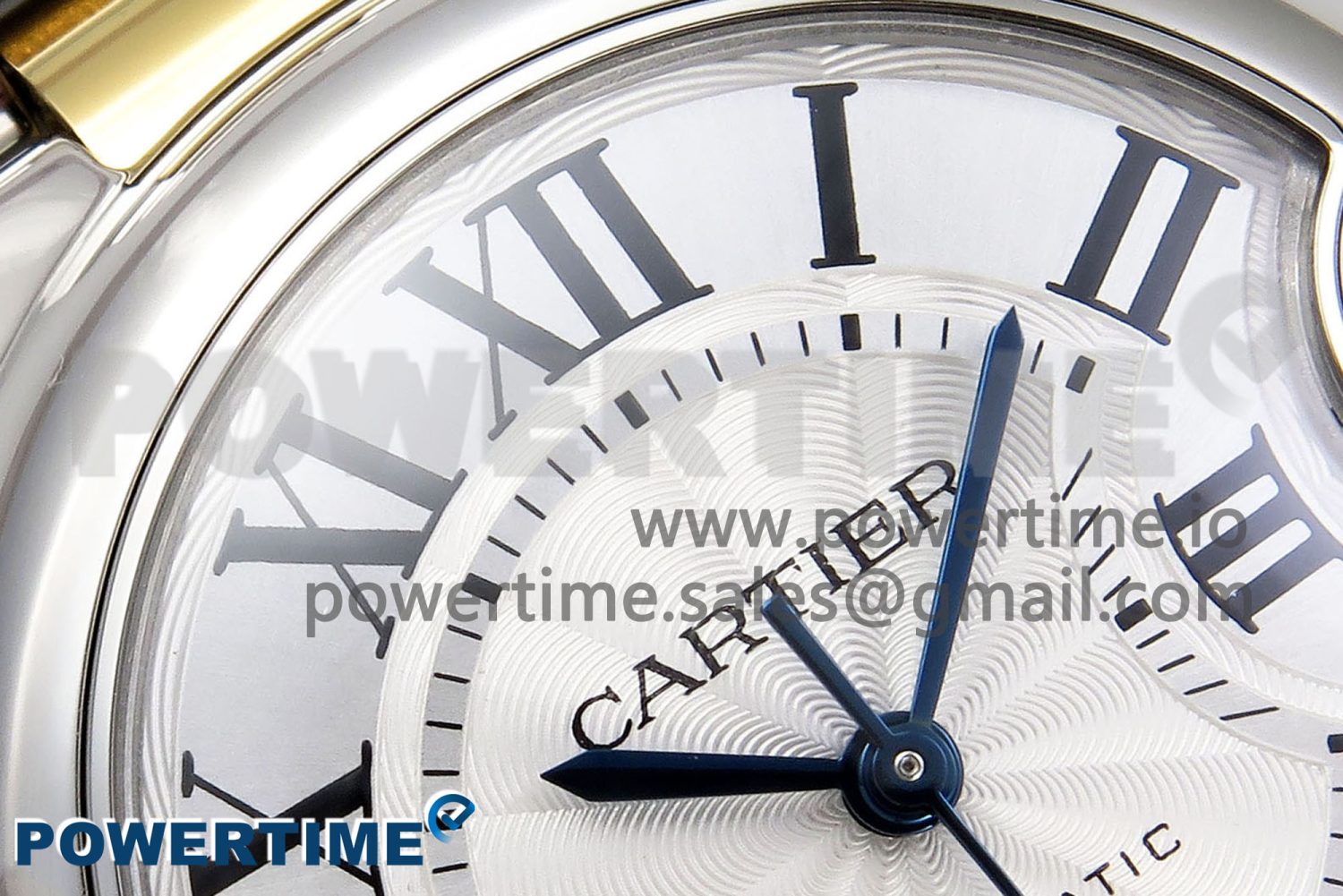 Ballon Bleu 33mm SS/YG AF 1:1 Best Edition Silver Dial on SS/YG Bracelet SEIKO NH05A - Image 4