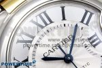 Ballon Bleu 33mm SS/YG AF 1:1 Best Edition Silver Dial on SS/YG Bracelet SEIKO NH05A - Image 4