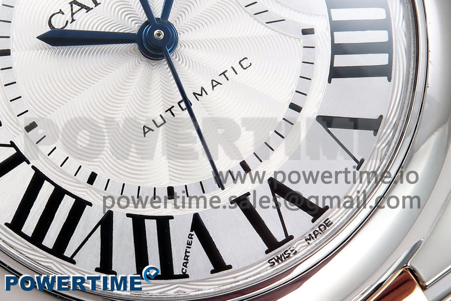 Ballon Bleu 33mm SS/RG AF 1:1 Best Edition Silver Dial on SS/RG Bracelet SEIKO NH05A - Image 5