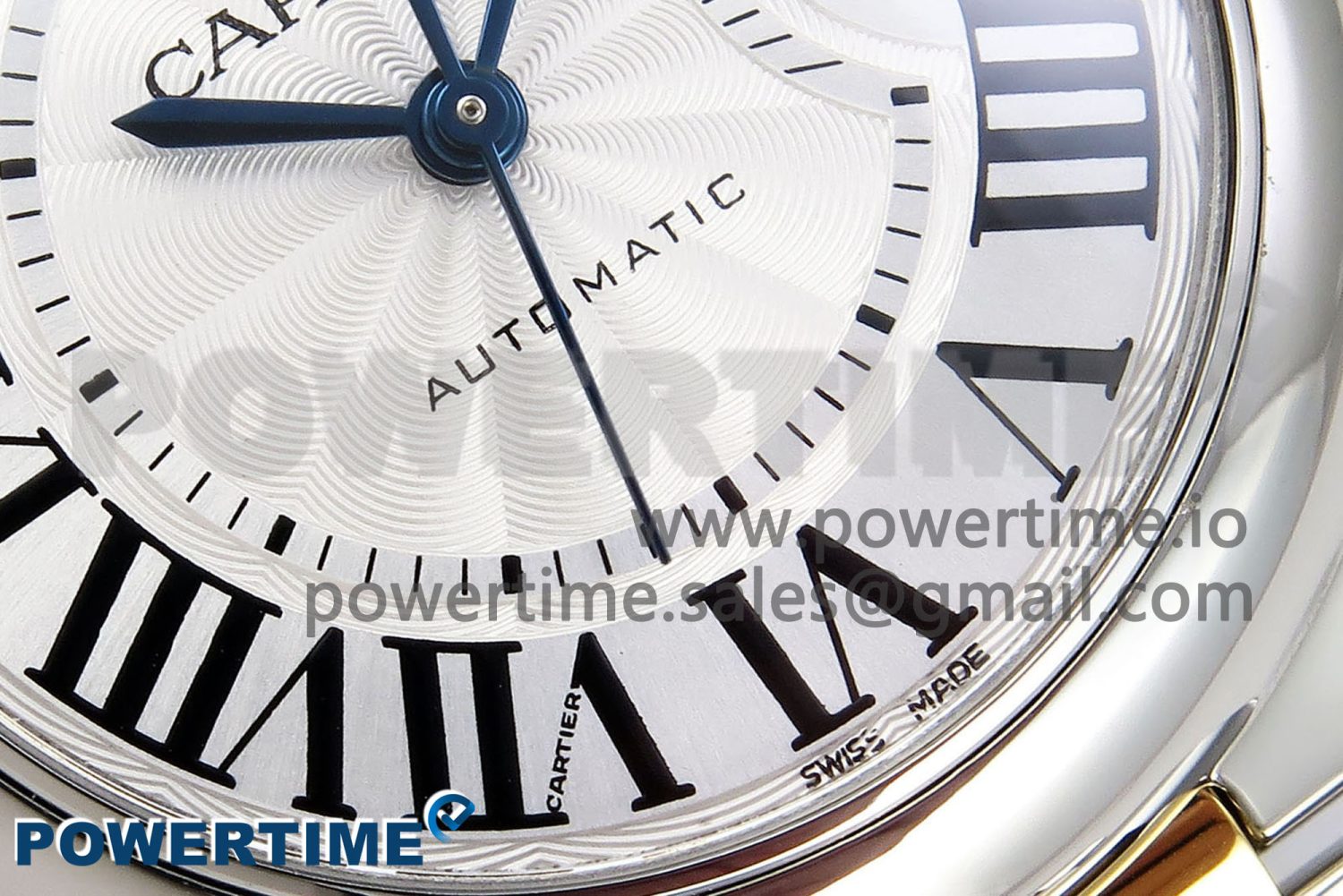 Ballon Bleu 33mm SS/YG AF 1:1 Best Edition Silver Dial on SS/YG Bracelet SEIKO NH05A - Image 5