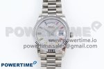Day Date 36 SS TWSF Best Edition Diamonds Dial on SS Bracelet A2836