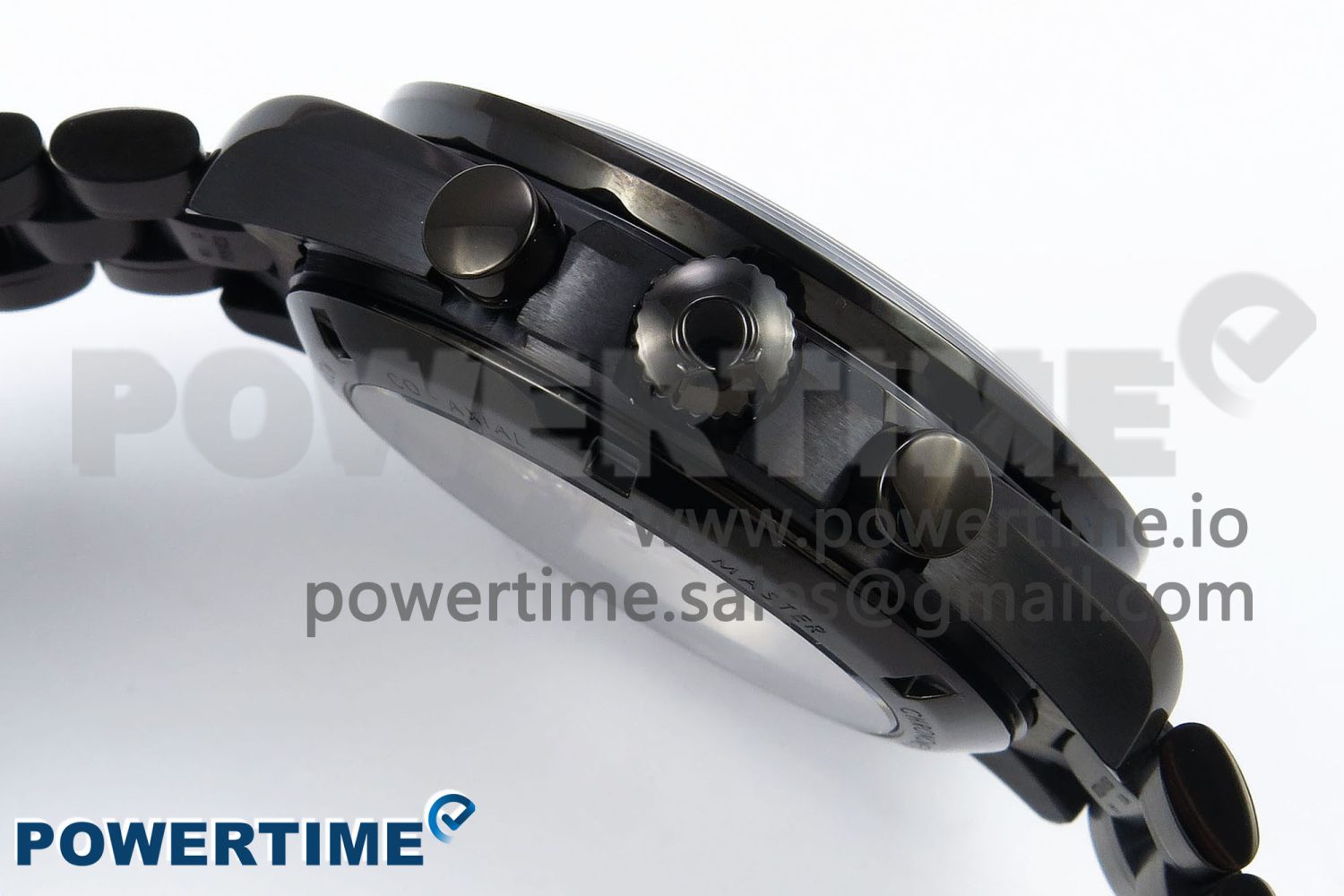 Speedmaster Black Benom PVD Moon RMF Best Edition on PVD Bracelet Lemania HW - Image 6