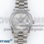 Day Date 36 SS TWSF Best Edition Silver Dial on SS Bracelet A2836