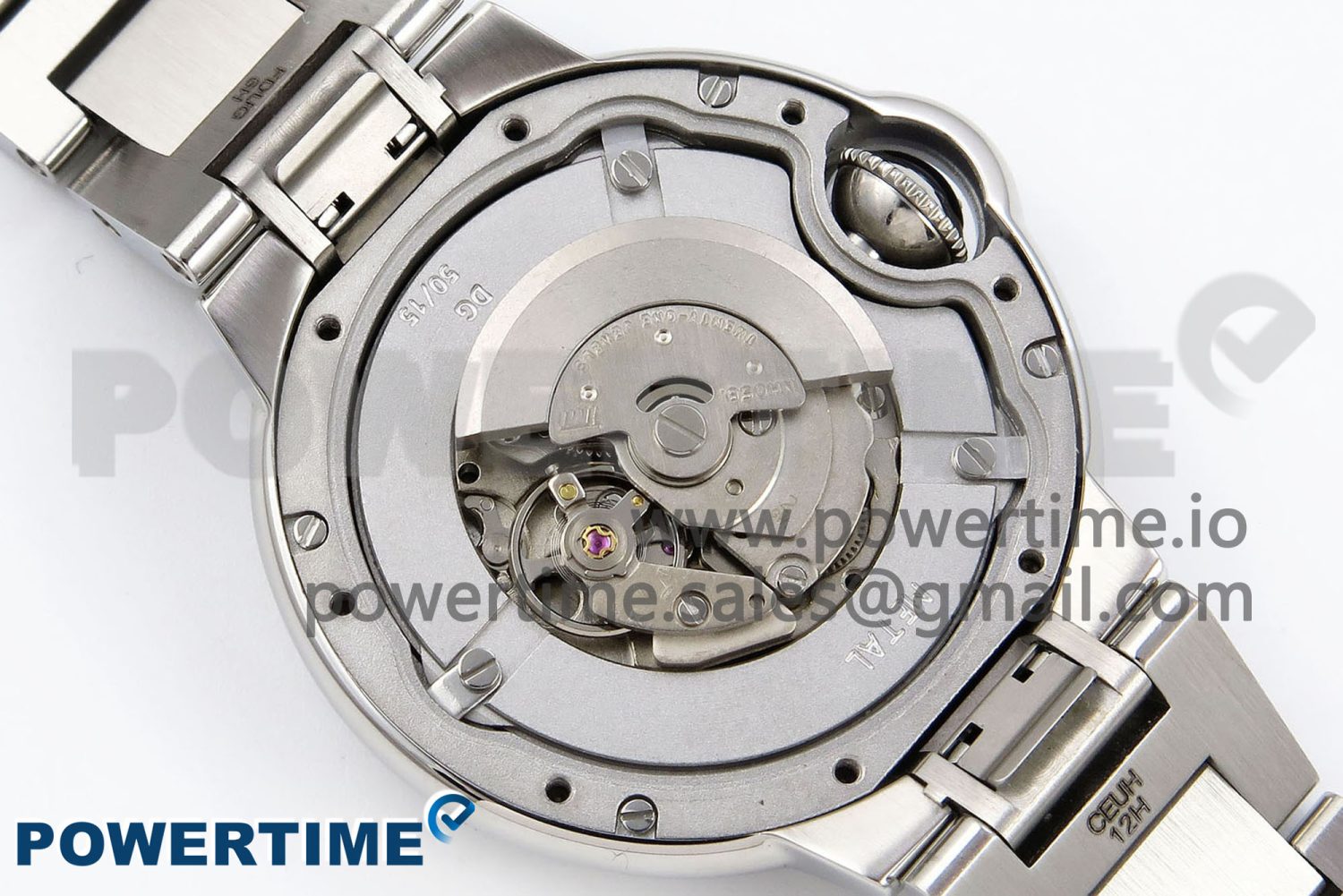 Ballon Bleu 33mm SS AF 1:1 Best Edition Silver Dial Diamonds Bezel on SS Bracelet SEIKO NH05A (Quick Release) - Image 10